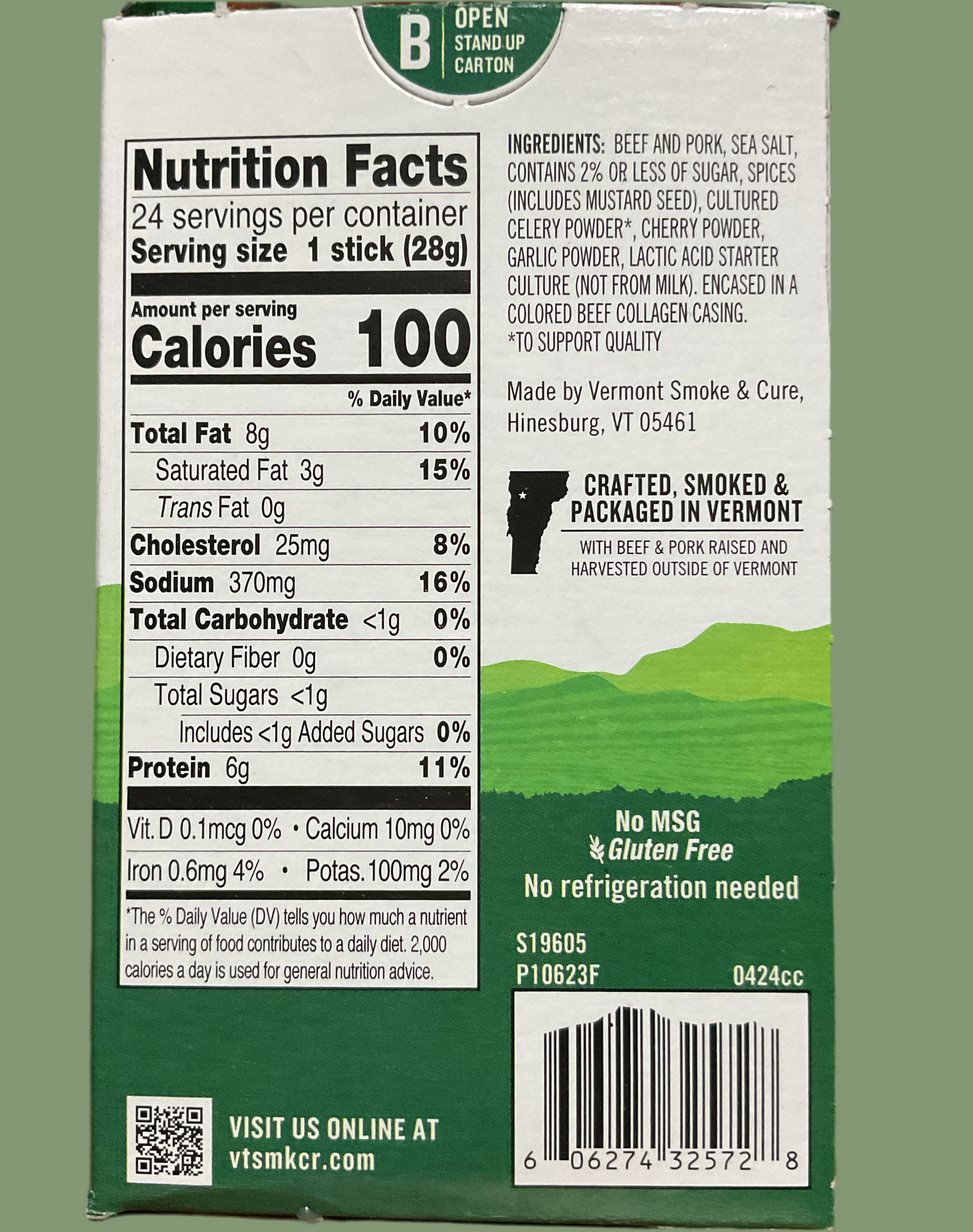 Vermont Smoke and Cure Sticks